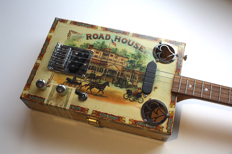 RoadHouse  - 4 String Cigar Box Guitar