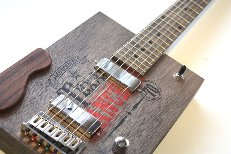 Texas Lancero 6 string cigar box guitar