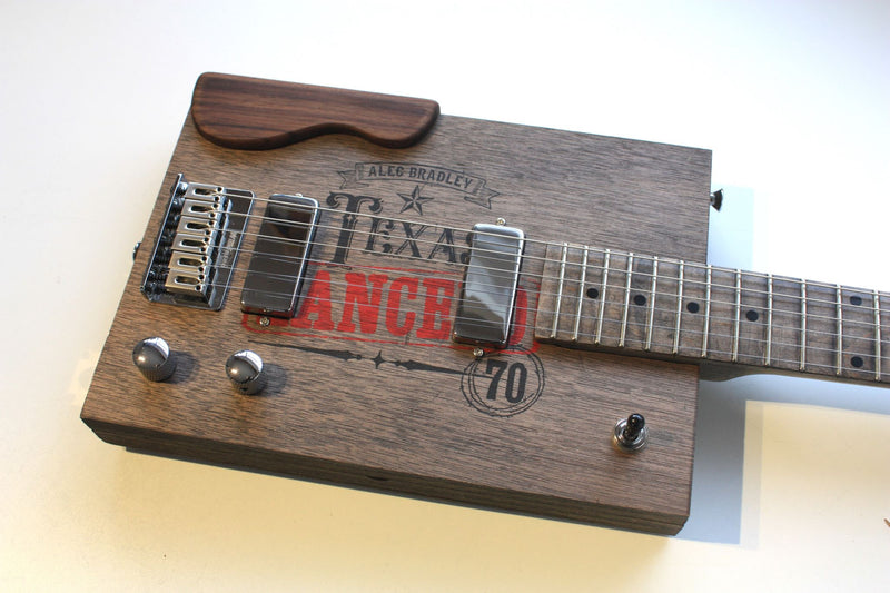 Texas Lancero 6 string cigar box guitar