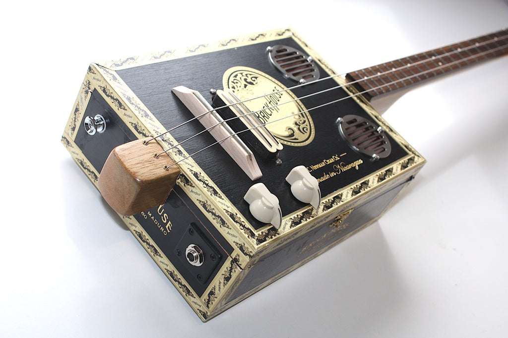 Brickhouse Rail Humbucker - 3 String Cigar Box Guitar