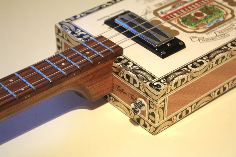 Arturo Fuente - Humbucker Pickup - 3 String Cigar Box Guitar