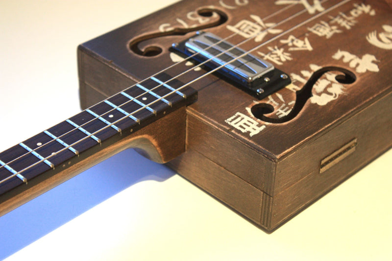 Fujikyu Artec Humbucker - 3 String Cigar Box Guitar