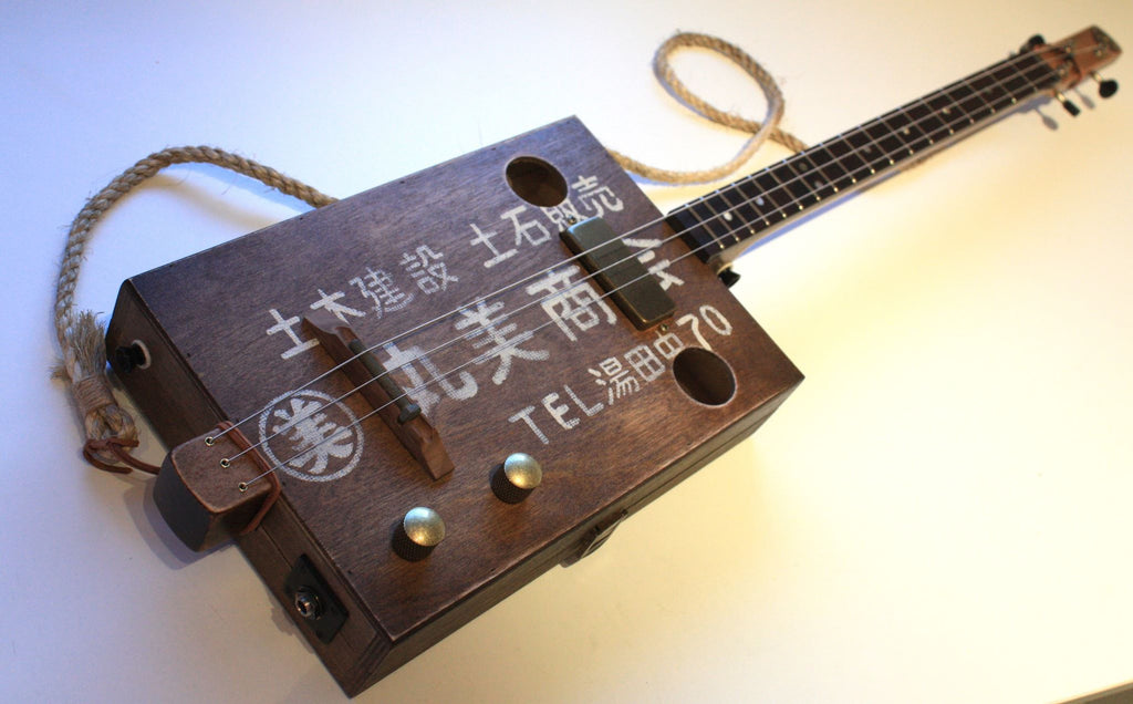 Marui Humbucker - 3 String Cigar Box Guitar