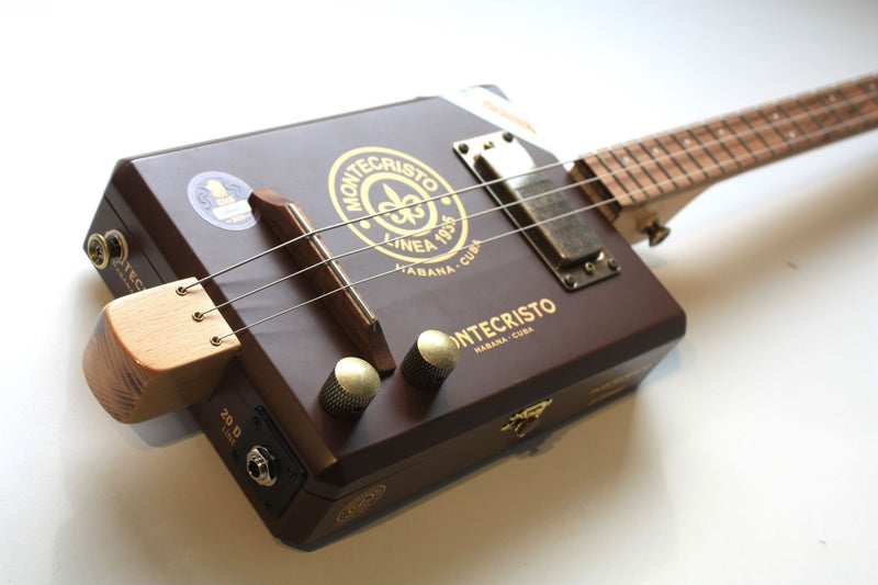 Montecristo - Humbucker - 3 String Cigar Box Guitar