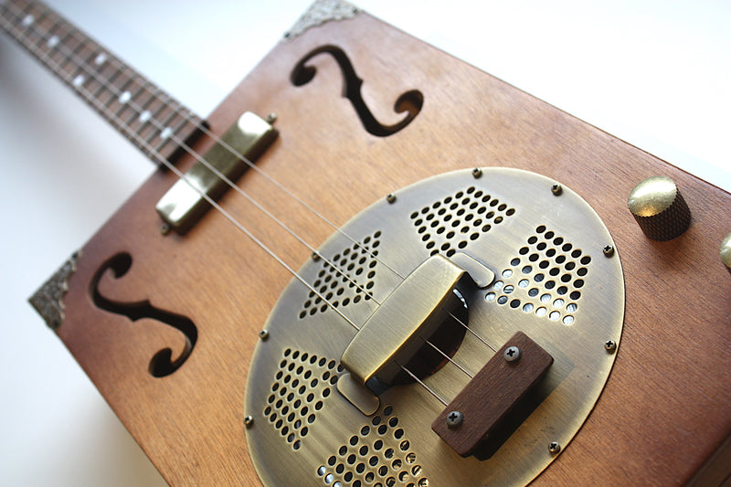 Resonator - 3 String Cigar Box Guitar