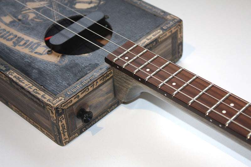 Workshop Series - Plague Doctor, Lefty - 3 String Cigar Box Guitar