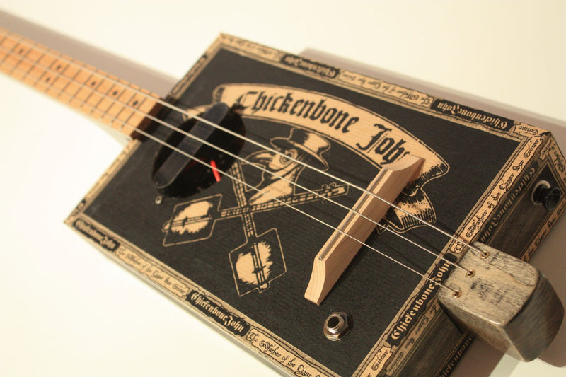 Workshop Series - Plague Doctor, Lefty - 3 String Cigar Box Guitar