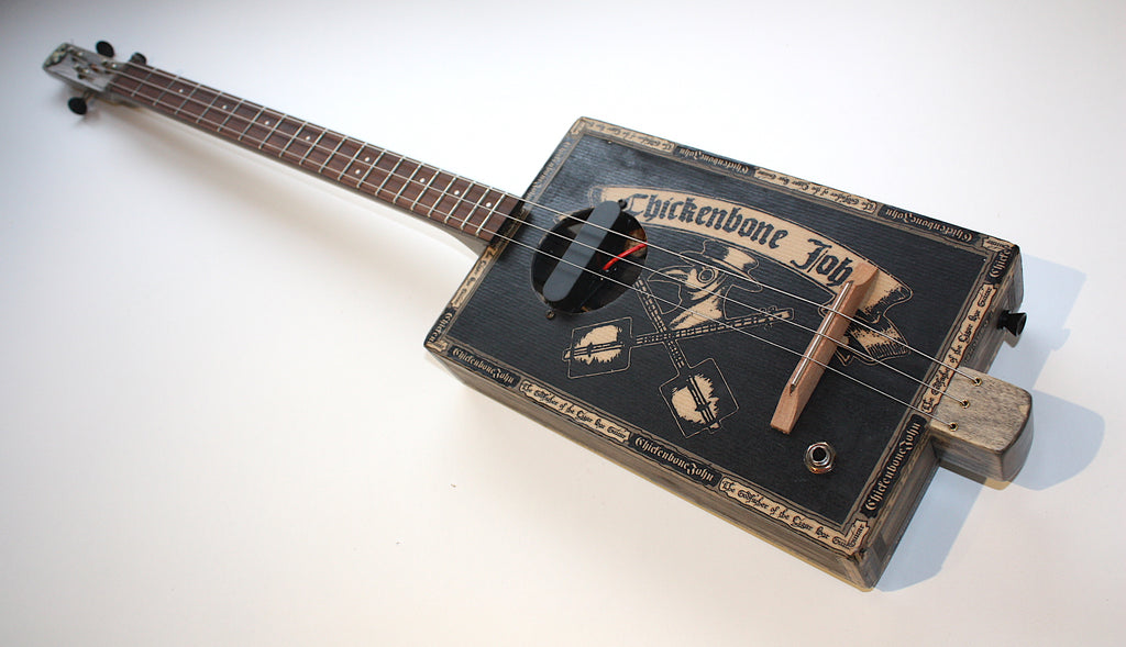 Workshop Series - Plague Doctor, Lefty - 3 String Cigar Box Guitar